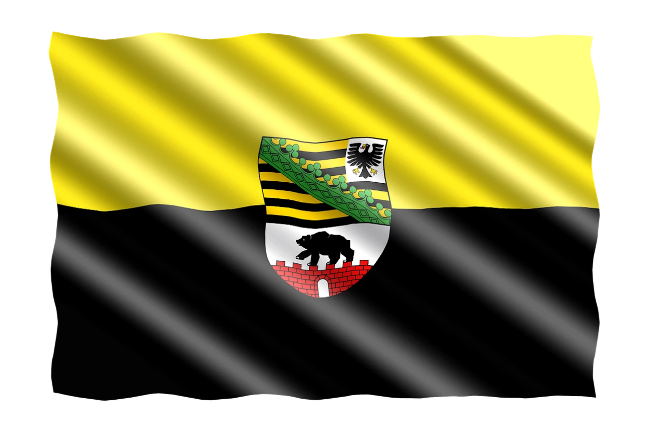 Flagge von Sachsen-Anhalt