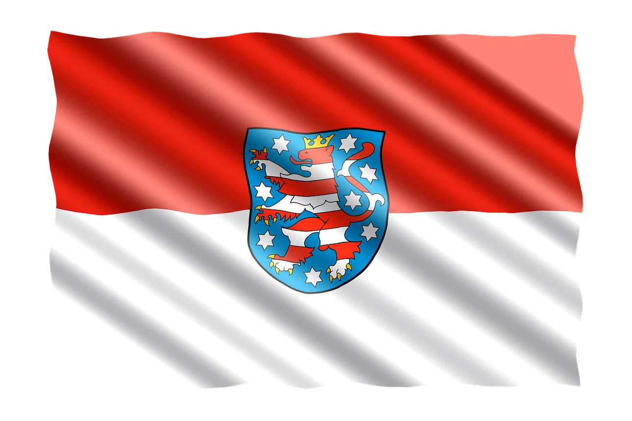 Flagge von Thüringen